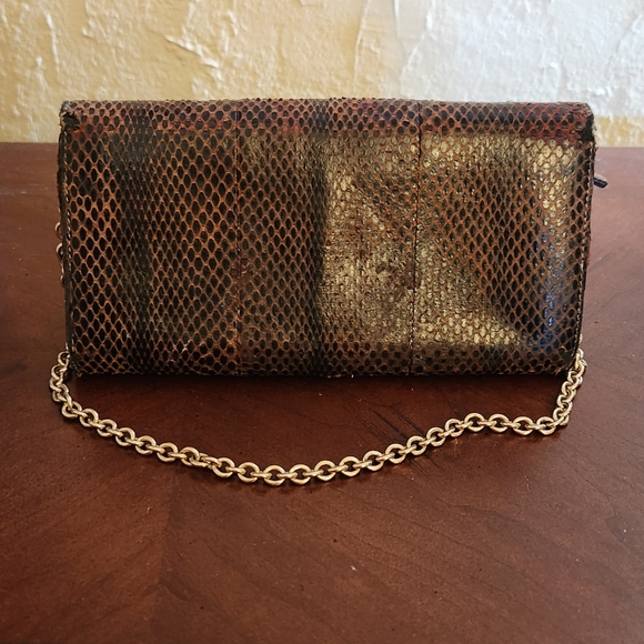 Gucci Python Wallet on a Chain Clutch Bag - Picture 2 of 9